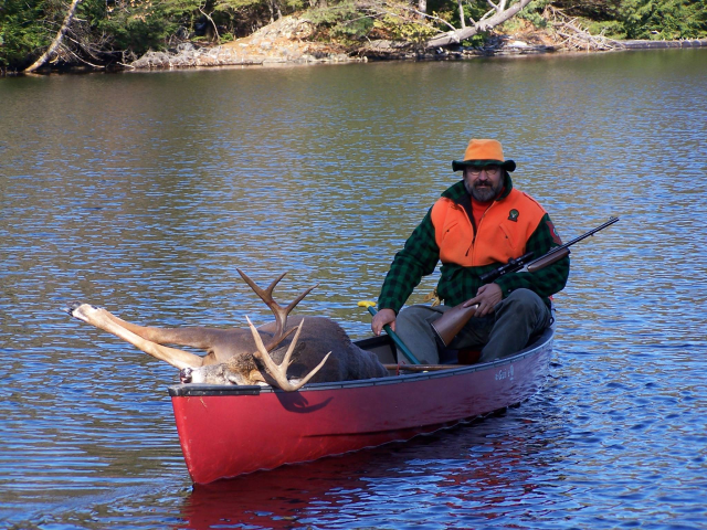 Bob Howe with deer