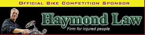 Official Bike Competition Sponsor - Haymond Law Firm