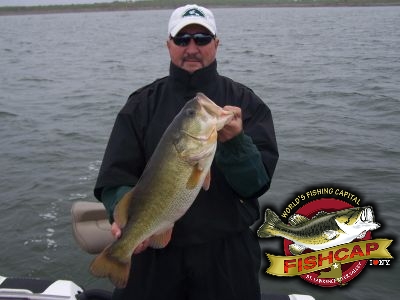 Nate Laskiewicz with a big Bass